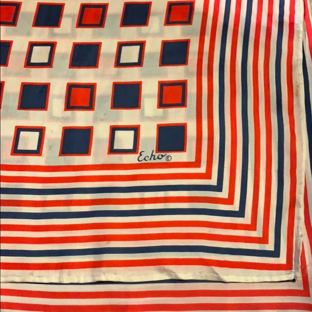 ECHO tri-colored scarf